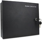 MENGQI-CONTROL Request to Exit PIR Motion Sensor 4 Doors Access Control Electronmagnetic 600 LBS Magnetic Lock 110-240V Power Supply Box RFID Keypad Reader Keyfobs/Cards(Phone APP remotely Open Door)