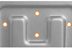 Mount Plus MP-06-02 Cable Box Mount, Modem Mount | Adjustable Wall Mount for Small and Wide Devices | Media Players, Cable Boxes, Modems, DVD Players | Game Console (Wide)