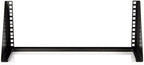 StarTech.com 4U Wall Mount Patch Panel Bracket - 19 inch Steel Vertical Mounting Rack for Network and Data Equipment, TAA (RK419WALLV)
