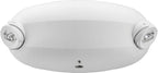 Lithonia Lighting Quantum Emergency Light, Contemporary Commercial LED Emergency Lights with 2 Aimable Lamp Heads, Ceiling or Wall Mount, White Thermoplastic, 120/277V Dual Voltage (ELM2L M12)
