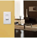 OSD Audio 100W in Wall Volume Control Impedance Matching for Home Speakers, Slider White VMS100