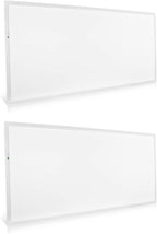 LED ENERGY PLUS 2X4 LED Flat Panel Light with Emergency Battery Backup, 50W 3000K/4000K/5000K, 0-10V Dimmable, 6500 Lumens, LED Drop Celing Lights, 100-277V, DLC UL Listed(2 Pack), White