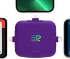 Rush Charge Universal COMET Portable Power Bank – 3200mah, 2.1A High-Speed Fast Charging - Apple Lightning, Type C, Micro-USB Charges 3 Devices at a Time Pre-Charged Compatible with iPhone 17 16 15 14
