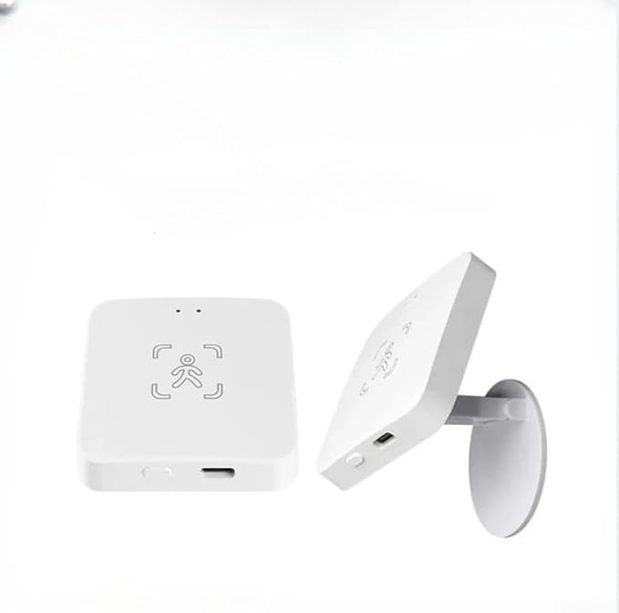 Smart Zigbee/WiFi Motion Sensor, Human Presence Motion Sensor with PIR and Millimeter Wave Detection, Static Presence Recognition, Light and Environmental Monitoring(A)