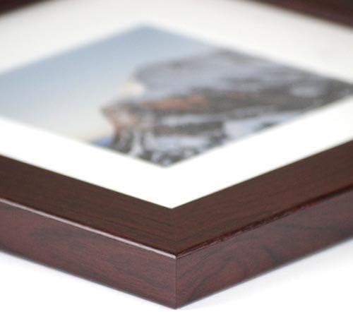 Frame It Easy 33 x 35 Merlot Wood Frame (Derby)