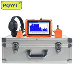 PQWT L50 Underground Water Leak Detectors for Home Wall Water Pipe Detector Machine Multi Sensor Acoustic Pipeline Leakage Detection Kit Noise Reduction Headphone Smart Touchscreen Carry Case