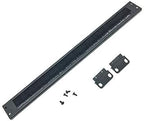 Jingchengmei 2 Pack-1U Brush Panel 19-inch Rack Mount Disassembled Cable Management Panel with Brush for Cable Entry in 19" Server Rack or Cabinet Black (BF01UAB2PC)
