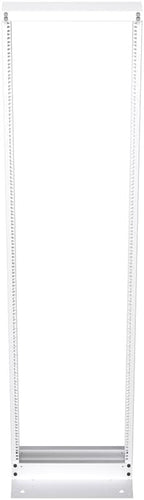 NavePoint 45U 2 Post Rack Open Frame Server Rack for 19 Inch Equipment, AV, Networking, Data & IT Devices, 2-Post Rack 45U 881lbs Weight Capacity, White