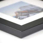 Frame It Easy 33 x 13 Black Wood Frame (Derby)