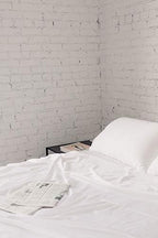 Cozy Earth Luxury Bed Sheet Set - 100% Viscose from Bamboo Fabric, Ultra-Soft & Breathable, Fits Regular & Deep Pocket Mattresses up to 20" - 4 Pieces California King Sheet Set White