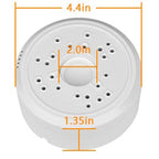 Universal Junction Box for Bullet Security Camera,Dome Camera Junction Box Mount Bracket, Indoor/Outdoor Wall Ceiling Mount Hide Cable Junction Base Boxes for Reolink Solar Panel (4pcs)