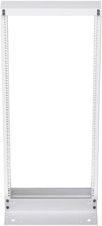 NavePoint 25U 2 Post Rack Open Frame Server Rack for 19 Inch Equipment, AV, Networking, Data & IT Devices, 2-Post Rack 25U 881lbs Weight Capacity, White