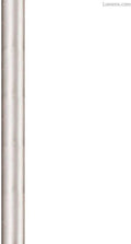 Matthews AT-5DR-BS Atlas Indoor/Outdoor 5-inch Downrod, Ceiling Fan Accessory, Brushed Stainless