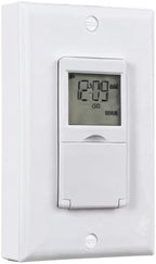 BN-LINK 7 Day Programmable in-Wall Timer Switch for Lights, Digital Light Switch Timer Indoor, Single Pole and 3 Way (Compatible with SPDT) Both Use, Neutral Wire Required, No Backlight, ETL Listed