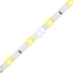 LightingWill 10pcs Pack Strip to Strip Unwired Gapless Solderless Snap Down 2Pin Conductor LED Strip Connector for 8mm Wide 3528 2835 Single Color Flex LED Strips