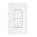 Lutron Caseta Original Smart Light Switch (Lutron Smart Hub Required), for Home, LED Lights, and Fans, 6 Amp, Single-Pole/3-Way, Neutral Required, PD-6ANS-WH, White, 4-Pack