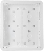 Legrand - OnQ Cable Management, In-Wall Media Box, Dual Purpose Structured Wiring Enclosure, TV Home Theater Recessed Storage Box, 17 Inch, White, ENP1700NA