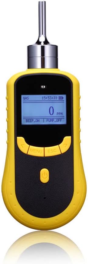 ATO Portable Hydrogen (H2) Gas Detector, 0 to 2000 ppm Gas Leak Detector Real-time LCD Display High Precision H2 Measuring Range 1ppm Resolution (0-2000ppm)