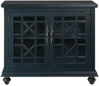 Martin Svensson Home Avalon Small Spaces Accent Cabinet TV Stand, 38" W x 32" H Catalina Blue
