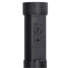 Kitchen Countertop Hidden Power Outlet w/USB, Motorized Pop Up, Custom Top Compatible (Black, 15 Amp)