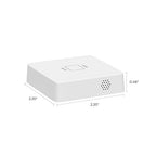 THIRDREALITY Zigbee Vibration Sensor 3 Pack with 110dB Alarm, Zigbee Hub Required,Adjustable Sensitivity, Work with SmartThings, Home Assistant via ZHA/Z2M and Echo Devices with Built-in Zigbee hub