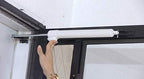 Touch 'n Hold Smooth Door Closer - Single Kit (Green) - Standard-Duty Door Closer with Touch-Button Hold Open Feature & Smooth Closing Motion – for (Medium & Lightweight) Storm, Screen Doors.