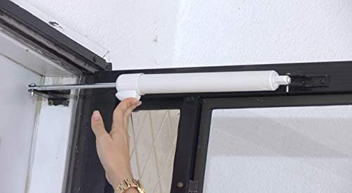 Touch 'n Hold Smooth Dual Door Closer System (Almond) – Heavy-Duty - Touch-Button Hold Open Feature & Smooth Closing Motion - Storm & Security Door (Medium/Heavy Weight). New Door/Replace Old Unit