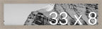 Frame It Easy 33 x 8 Rustic Gray Wood Frame (Derby)