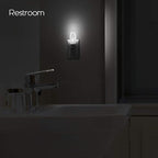 Emotionlite Plug in Night Light, Neutral White LED Nightlight, Dusk to Dawn Sensor, Kids, Nursery, Bedroom, Bathroom,Hallway, Stairs, Kitchen, 6 Pack