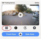 GBF Smart Full IP Video Door Station/Smart Video Intercom System for 3 Unit Apartment (GBF-PL963PM3U-POE)- 1080P Camera, Built in POE, Control Two Locks remotely, Smart Keypad