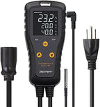 DIGITEN DTC151 Temperature Controller Plug-in Thermostat Cooling Heating Temperature Controller Outlet GreenhouseThermostat for Germination Incubation Homebrewing