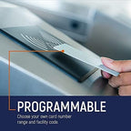 Custom Programmed Door Access Cards Prox - Compatilbe with 26 bit H10301 Format HID 1386 ISOProx II (100)