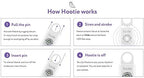 Hootie Personal Safety Alarm, Personal Alarms for Women, Men, & Kids Personal Alarm - Keychain Alarm, Self Defense Alarm, Security Alarm Keychain 130dB Self Defense Siren & Strobe Light - Lavender