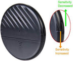 EverNary Window Vibration Alarm,5Pack-125dB Loud Ultra-Slim Anti-Theft Alarm for Door and Window Glass Break Sensor Alert with Adjustable Sensitivity (5, Black)