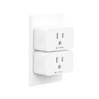 Minoston Matter Smart Plug Compatible with Google Home and Alexa,Protect Privacy, 2.4G Wi-Fi Only, White(MP25M)