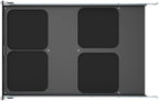 Mac mini Sliding Rack Shelf. Mounts 4 Mac Minis in A 19In Standard Rack.