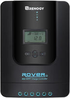 Renogy Charge Controller-Rover 40A MPPT 12V/24V Auto-Detect LCD Display | 99.9% Efficiency for Gel/Flooded/Lithium Batteries | Dual-Peak Tracking & Modbus Support (40A 12V/24V)
