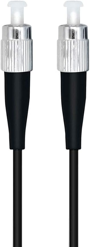 Jeirdus 5M FC to FC Outdoor Armored Simplex 9/125 SM Fiber Optic Cable Jumper Optical Patch Cord 16ft Singlemode
