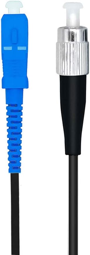 Jeirdus 75M SC to FC Outdoor Armored Simplex 9/125 SM Fiber Optic Cable Jumper Optical Patch Cord Singlemode 75Meters 245ft SC-FC