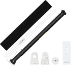Blindsmart Rechargeable Tuya Zigbee Roller Blinds Motor for 38mm Tube, Motorized Window Shades Automatic Blinds Curtain Opener APP Control, Zigbee Hub Required (with 1-Channel Remote + Solar Pannel)
