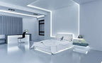 WOBANE LED Strip Lights 32.8ft White, Dimmable White Light Strip Kit with Remote and Control Box, 600 LEDs Supper Bright Tape Lights for Living Room, Mirror, Under Cabinet, Wardrobe 6500K Daylight