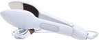 Nori Press Travel Steam Iron - Handheld Iron With Optional Steam Feature - No Ironing Board Required - Easy to Use w/ 6 Fabric Settings - Removes Wrinkles - User Manual Included -White