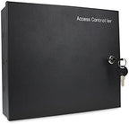 MENGQI-CONTROL Request to Exit PIR Motion Sensor 4 Doors Network RFID Access Control 600 LBS Magnetic Lock 110-240V Power Supply Box RFID Reader Keyfobs/Cards APP remotely Open Door
