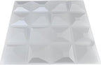 Art3d Decorative 3D Wall Panel, 32 Sq.FT PVC Interior Wall Decor for Living Room, Bedroom, Lobby, Office, Shopping Mall, White