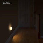 Emotionlite Plug in Night Light, Warm White LED Nightlight, Dusk to Dawn Sensor, Kids, Nursery, Bedroom, Bathroom,Hallway, Stairs, Kitchen, 4 Pack
