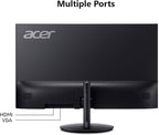 Acer SH272 G0bih 27" IPS Full HD (1920 x 1080) Ultra-Thin Gaming Office Monitor | Adaptive-Sync Support (FreeSync Compatible) | Up to 120Hz Refresh | 1ms (VRB) | Adjustable Stand | HDMI & VGA Ports