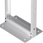 NavePoint 45U 2 Post Rack Open Frame Server Rack for 19 Inch Equipment, AV, Networking, Data & IT Devices, 2-Post Rack 45U 661lbs Weight Capacity, White