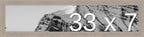 Frame It Easy 33 x 7 Rustic Gray Wood Frame (Derby)