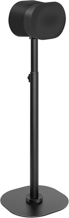 Haturi Speaker Stand Single for Sonos ERA 300 & 100, Height Adjustable 22”–42” Floor Stand with Cable Management Heavy Duty Metal Construction Non Slip Base for Living Room Bedroom Office