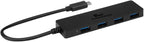 Kingwin USB Hub 4 Port USB C to USB 3.0 Data Hub for Mobile SSD, Macbook, Mac Pro / Mini, iMac, Chromebook, Surface Pro, USB Flash Drives, Notebook PC, XPS, and More [Ultra Slim]